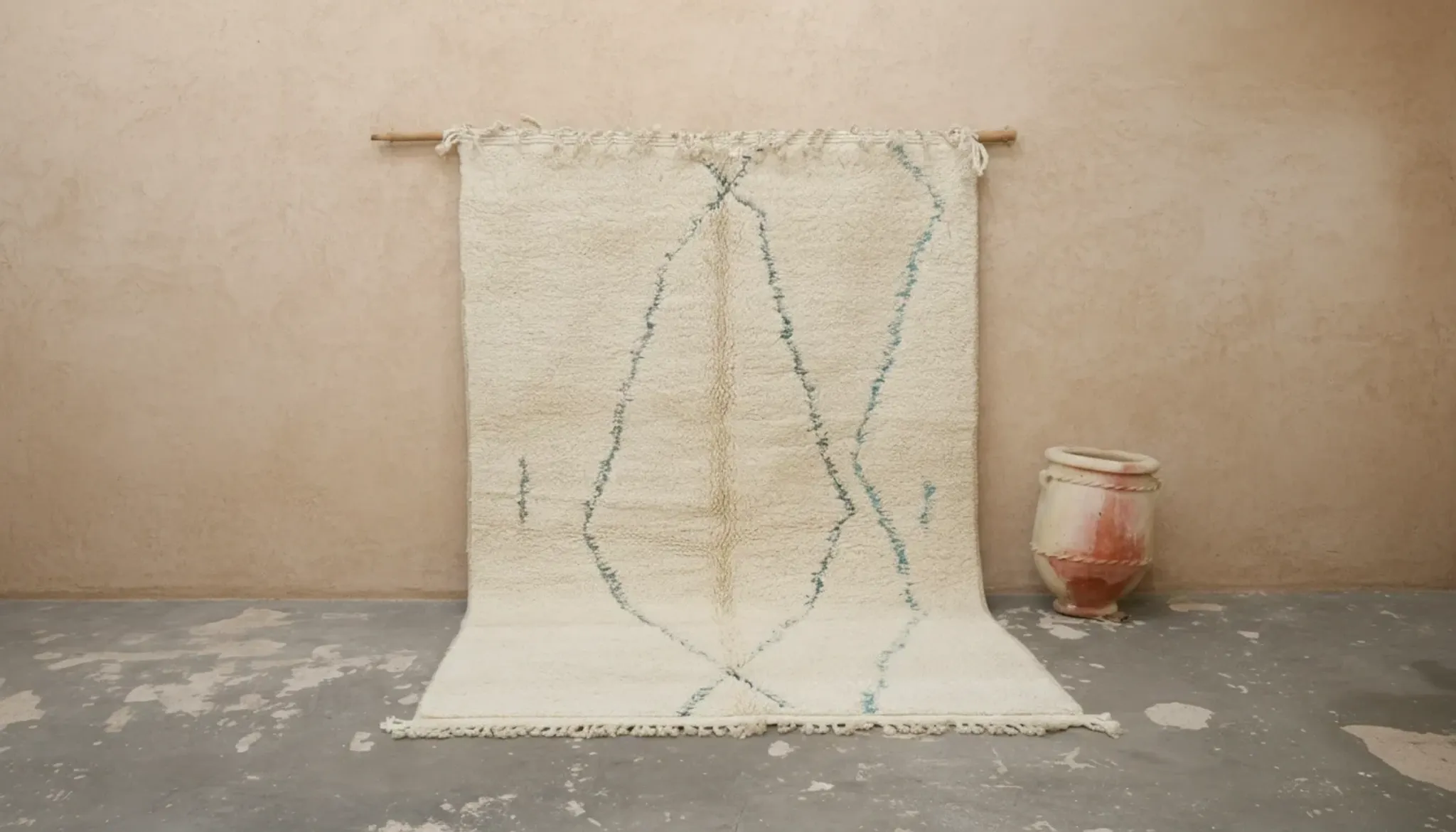 Large Beni Ouarain rug, 300 x 200 cm, GD-923