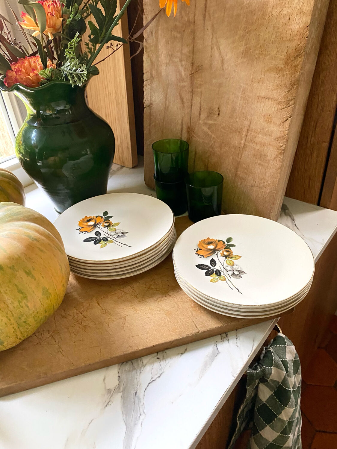 Antique dessert plates