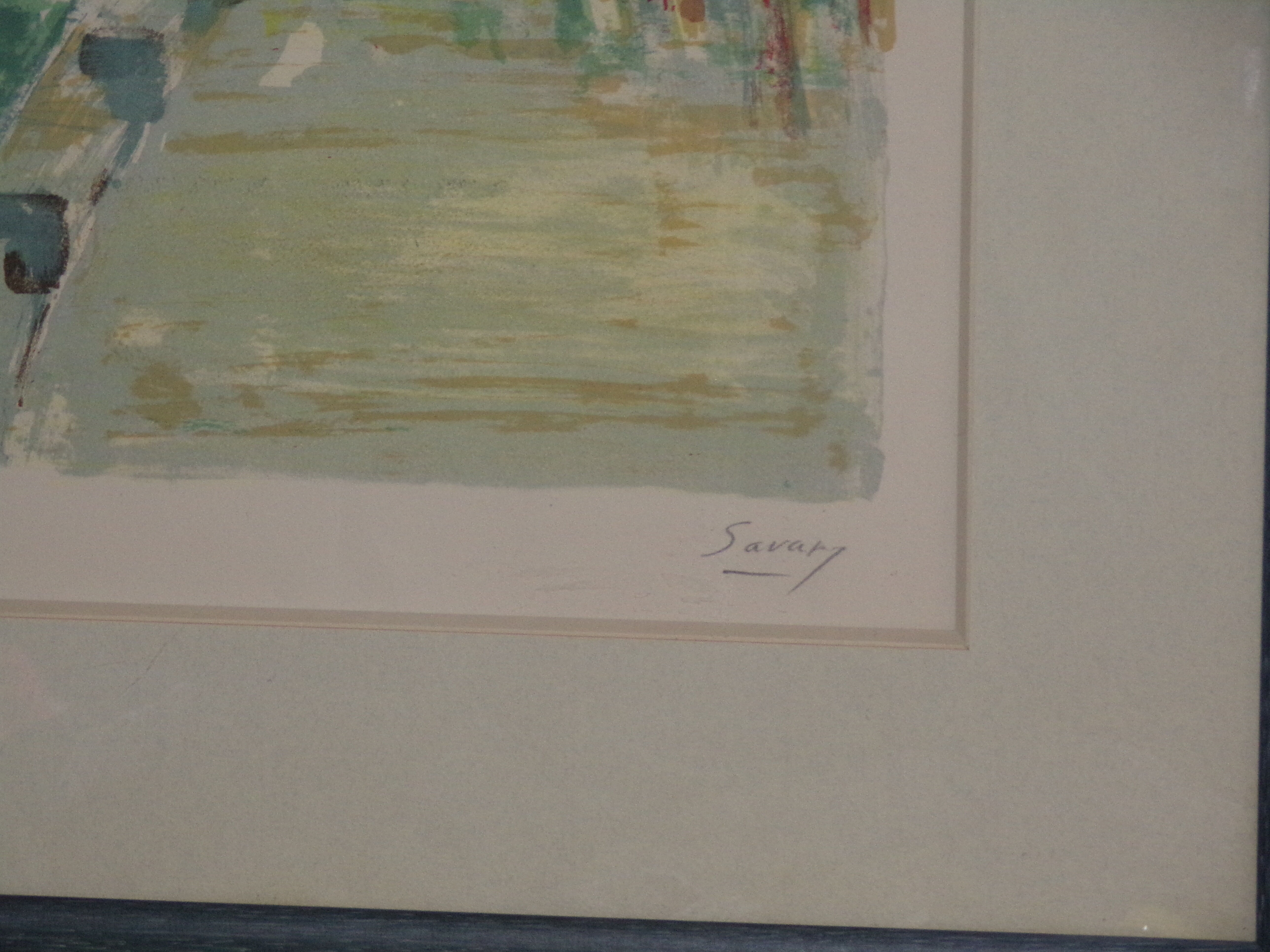 Quai de seine by robert savary (1920-2000)