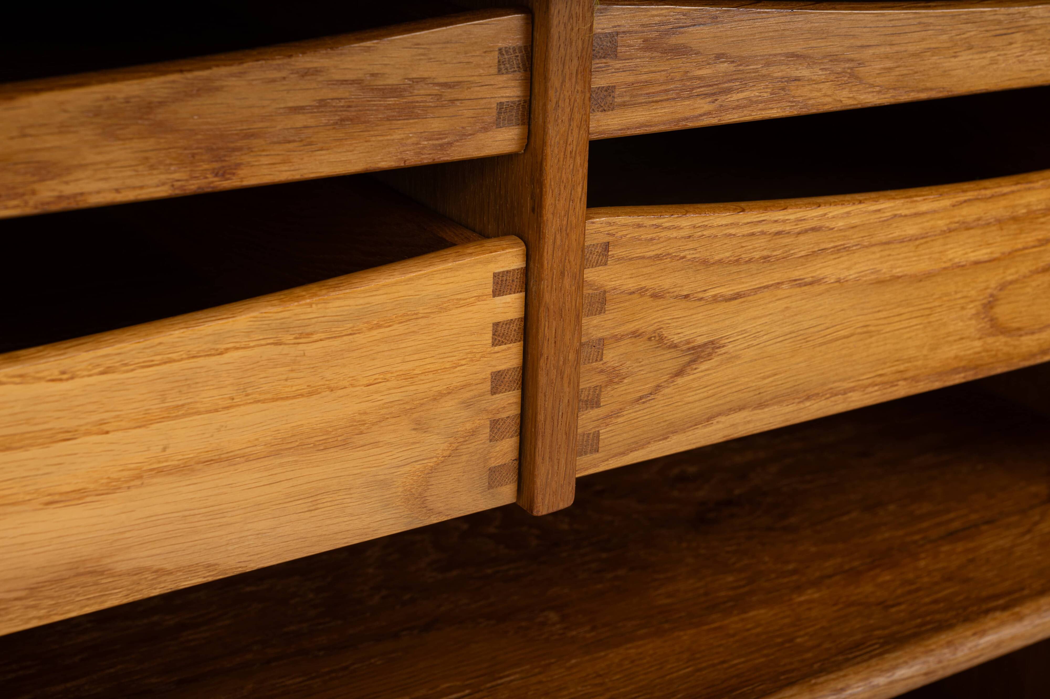 Sideboard in Teak and Oak by Henning Kjaernulf for Bruno Hansen, 1960s
