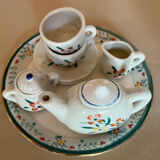 Set of 2 vintage doll coffee sets