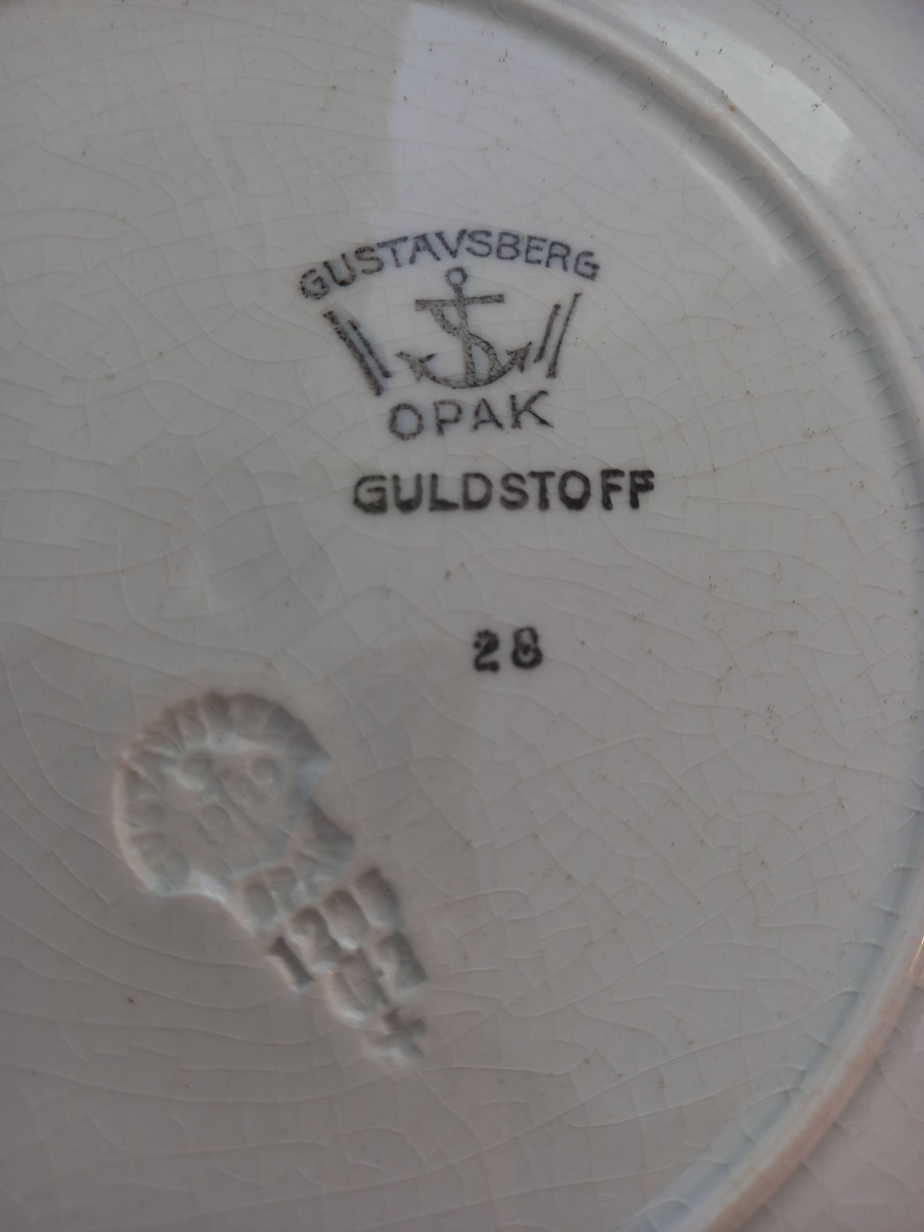 Set of 11 Gustavsberg plates – 1929