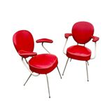 2 old vintage armchairs