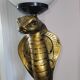 Snake floor lamp