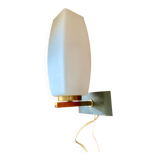 Glass and brass wall light 1960