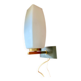 Applique en verre et laiton 1960
