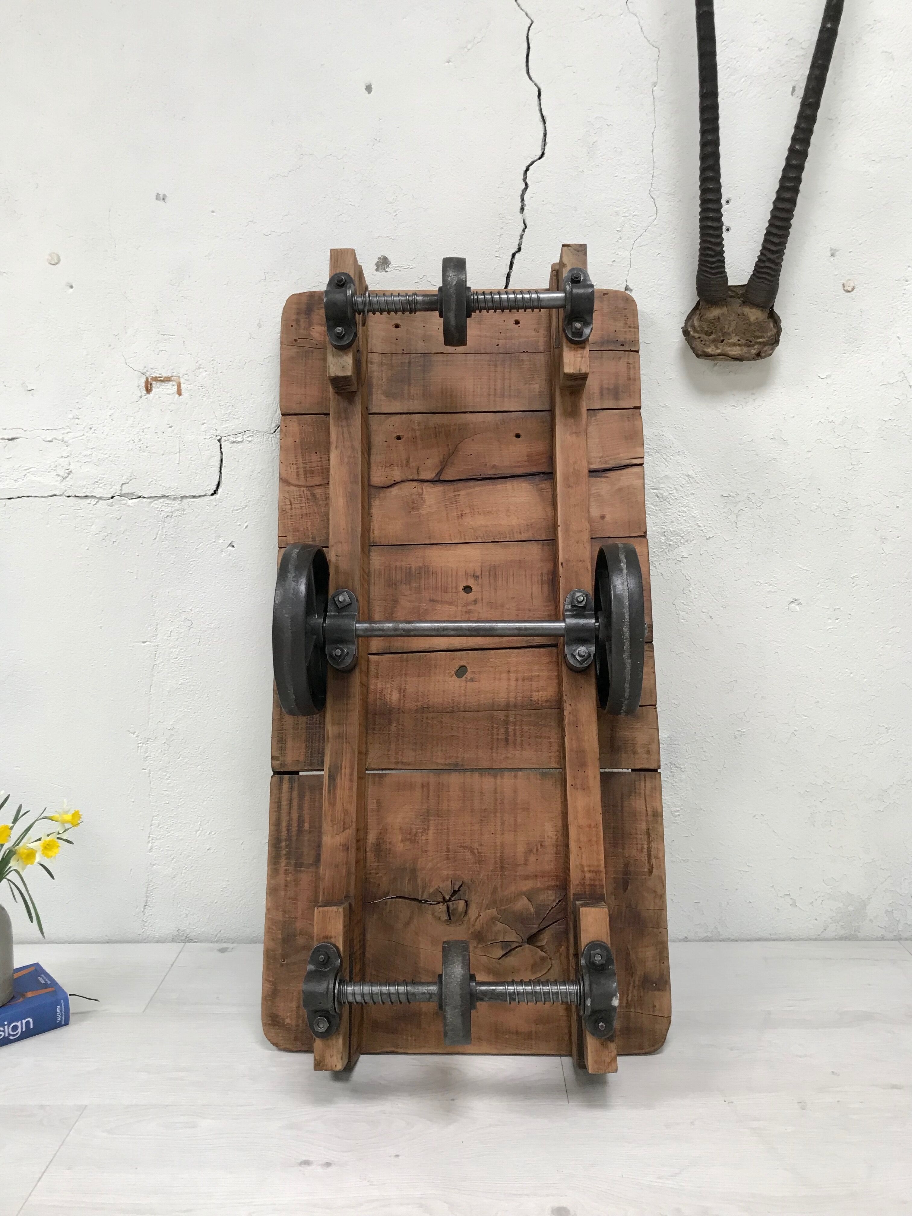 Industrial coffee table