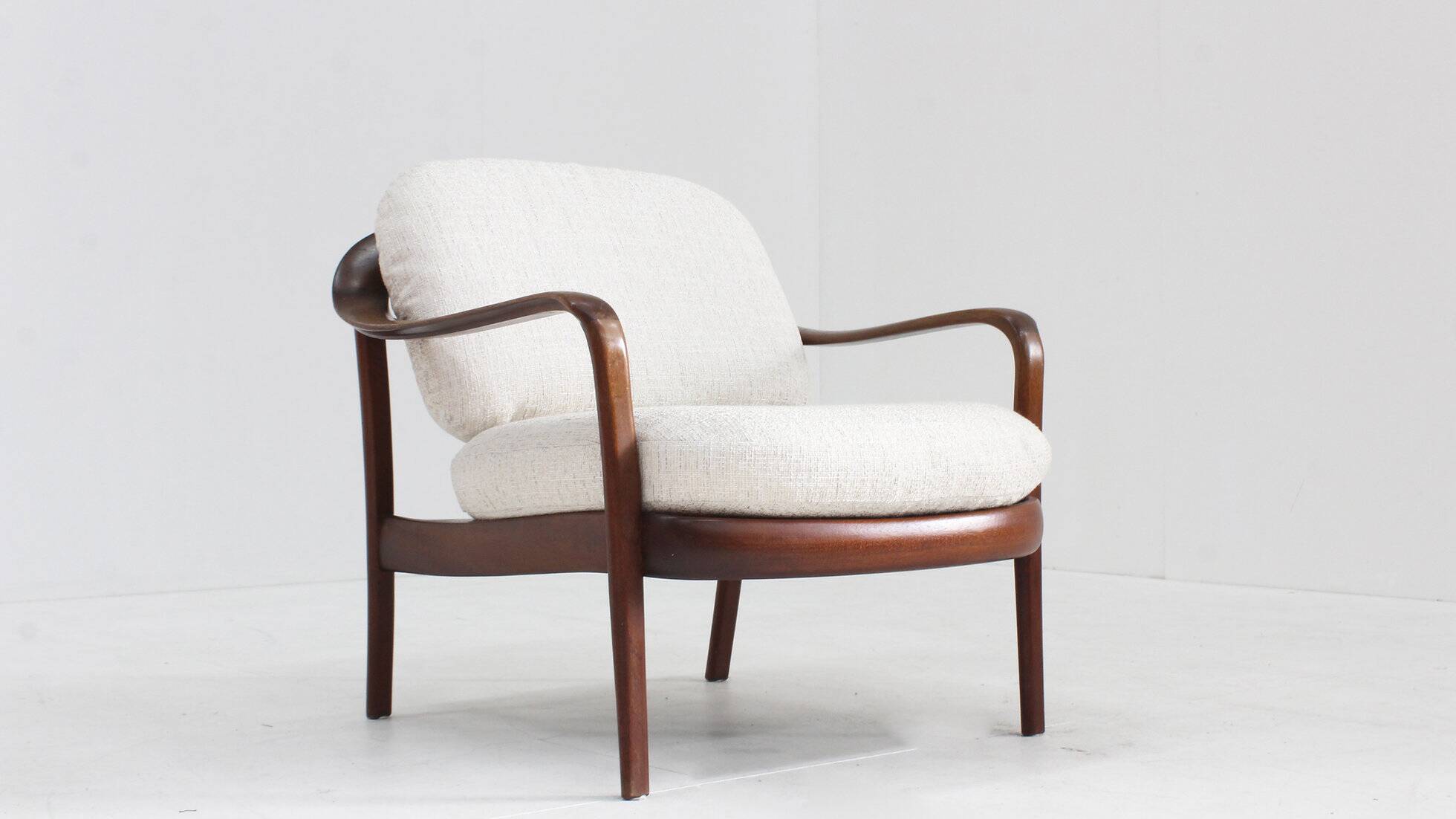 Set of 2 vintage Danish mid-century armchairs 1960s