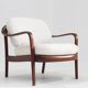 Set of 2 vintage Danish mid-century armchairs 1960s
