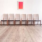Ensemble de 6 chaises modèle 82 en teck par Niels O. Møller, Danemark