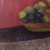 Painting, oil on panel, still life