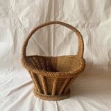 Panier en corde vintage