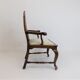 Chaise en bois néobaroque avec vannerie viennoise