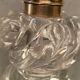 Encrier cristal taillé monture laiton ou bronze Baccarat Saint Louis XIXe