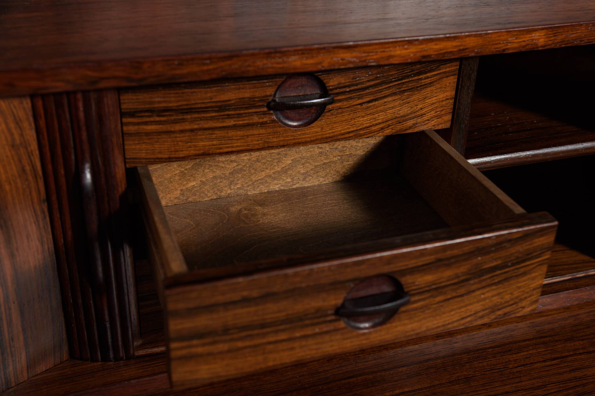 Mid-Century Rosewood Shelf by Johannes Sorth for Bornholm, Denmark, 1960s