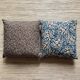 2 coussins vintage fleuris