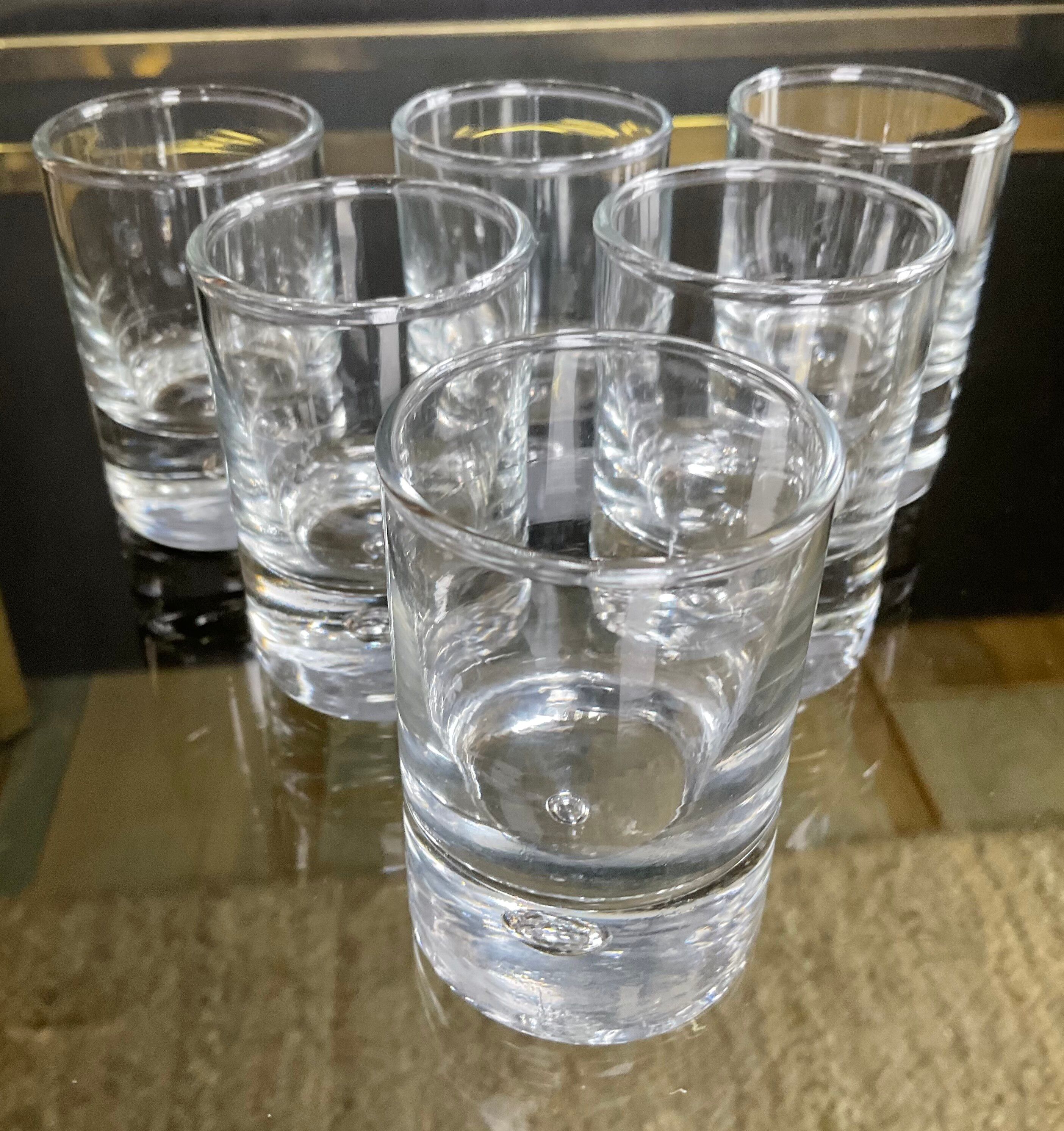 Set of 6 vintage shot glasses