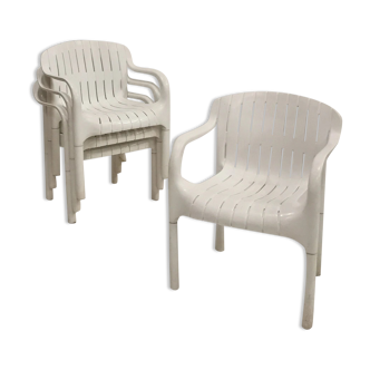 Set of 4 armchairs Dangari, Pierre Paulin