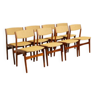 8 x dining chairs | rosewood | re-upholstered