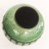Ceramic globe vase, West Germany