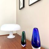 Blue and green murano vase