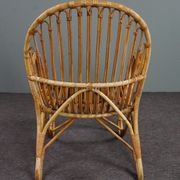 Belse 8 armchair in rattan of Dutch design round back 50s
