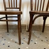 Set of two bistro chairs