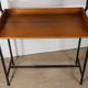 Vintage desk with modular bookcase in wood and metal, 1960