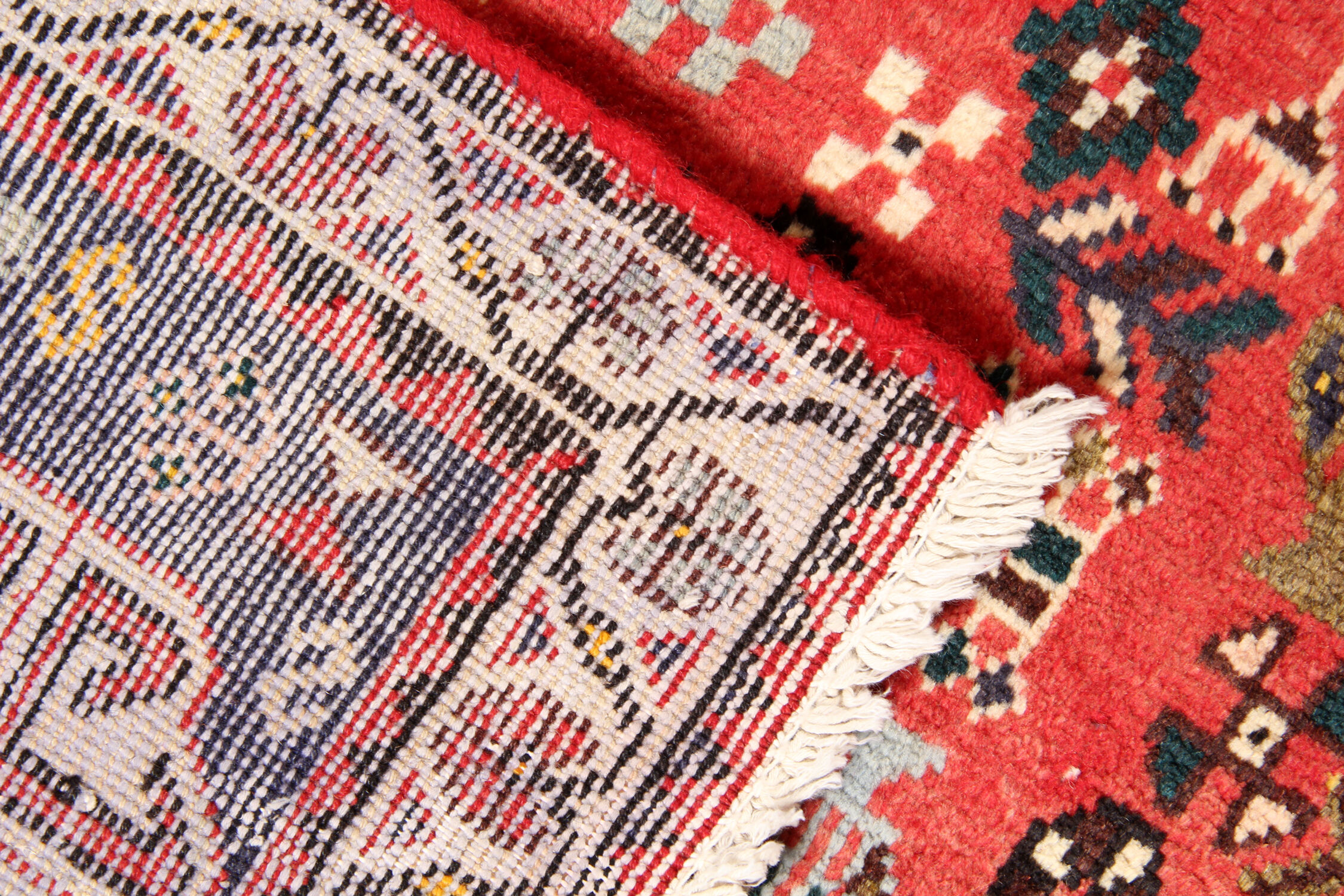 Tapis persan rouge fait à la main  103x158cm