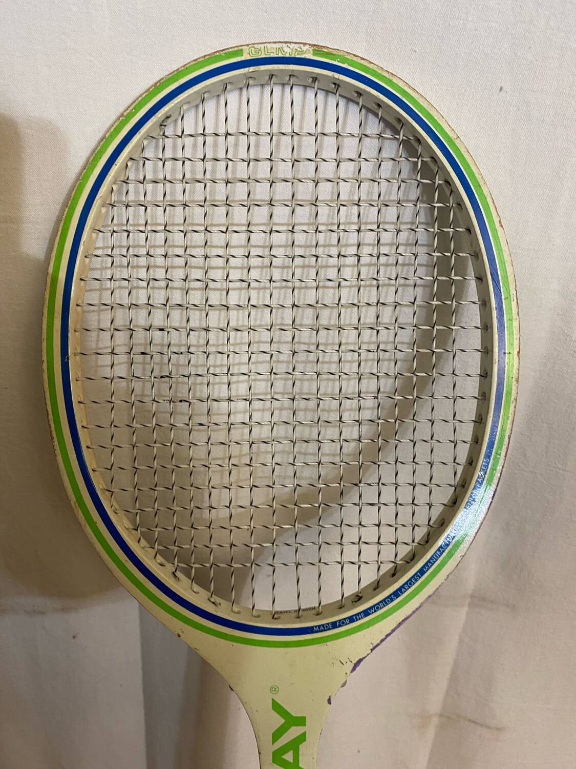 Raquette Ancienne Tennis DONNAY Junior Bois + Étui Vintage