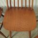 Série de 4 chaises scandinave