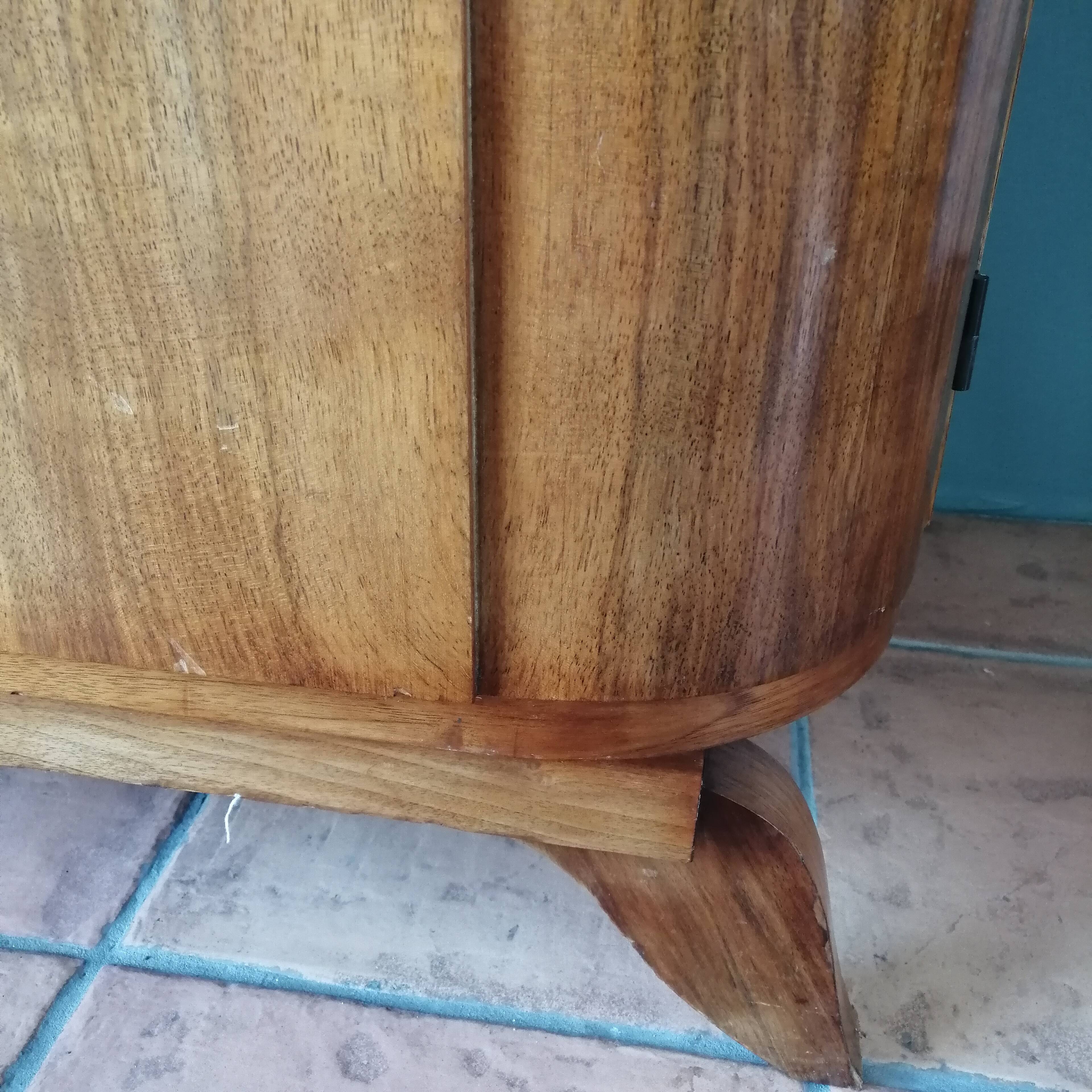 Asymmetrical art deco wardrobe