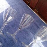 10 engraved stemware