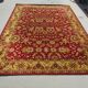 Red and gold carpet, Persian Tabriz, 200 x 285 cm