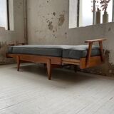 Daybed expandable Scandinavian 2-seater bench
