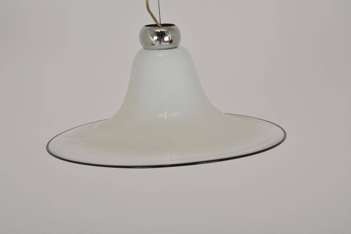 Scandinavian opaline chandelier/suspension