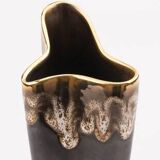 Vintage free-form organic vase - numbered ceramic 1246/23 - mid-century style