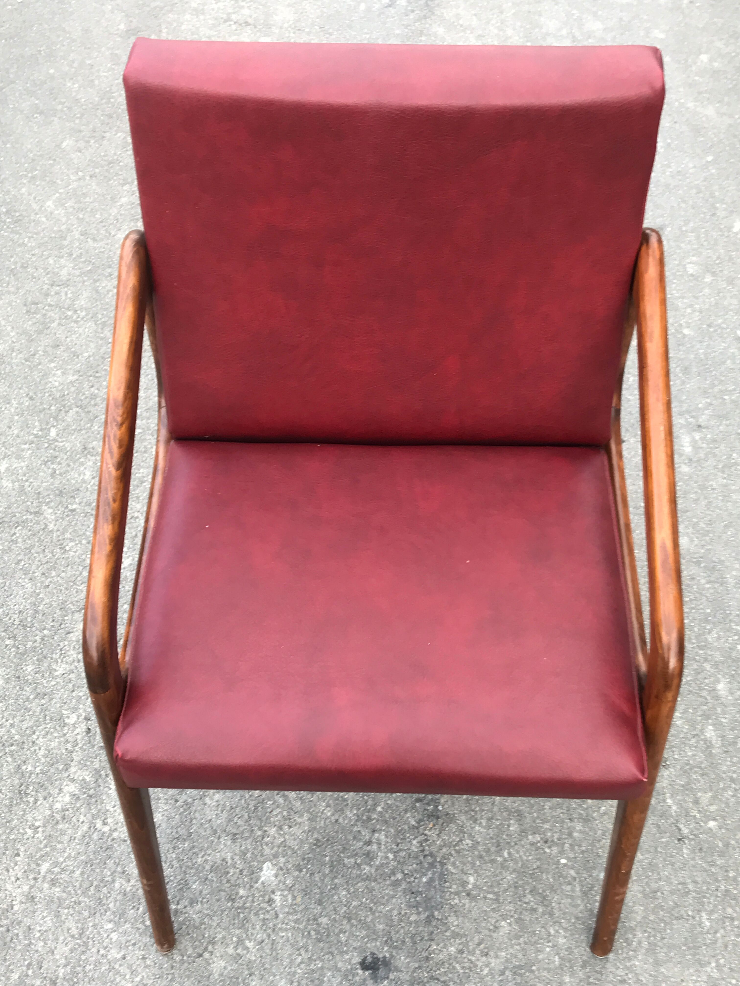 Vintage stella armchair design 1960