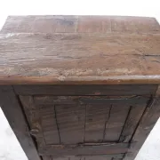 18th-century German primitive cabinet on sledge feet with forged hardware