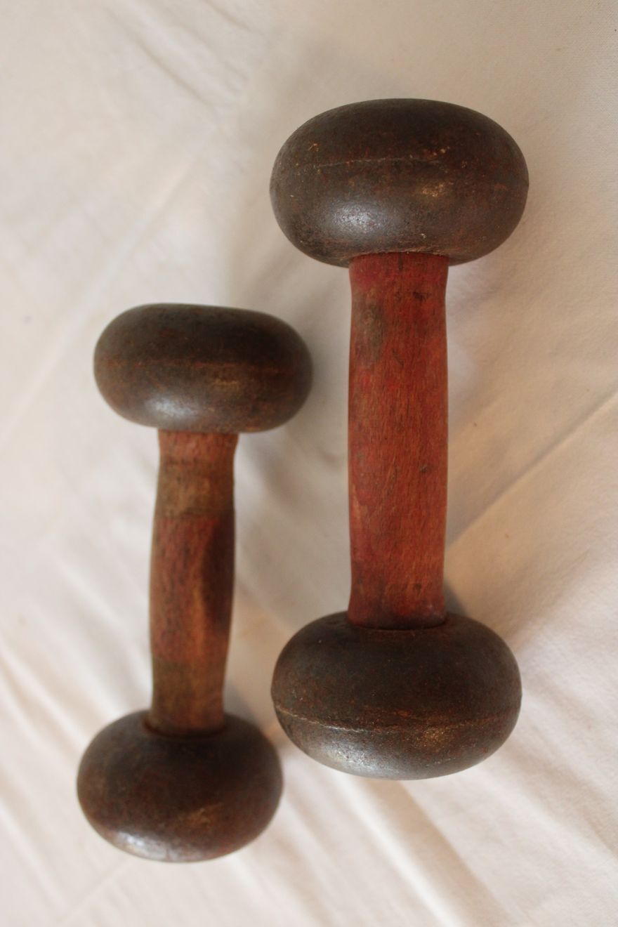 Ancienne paire d'altères
