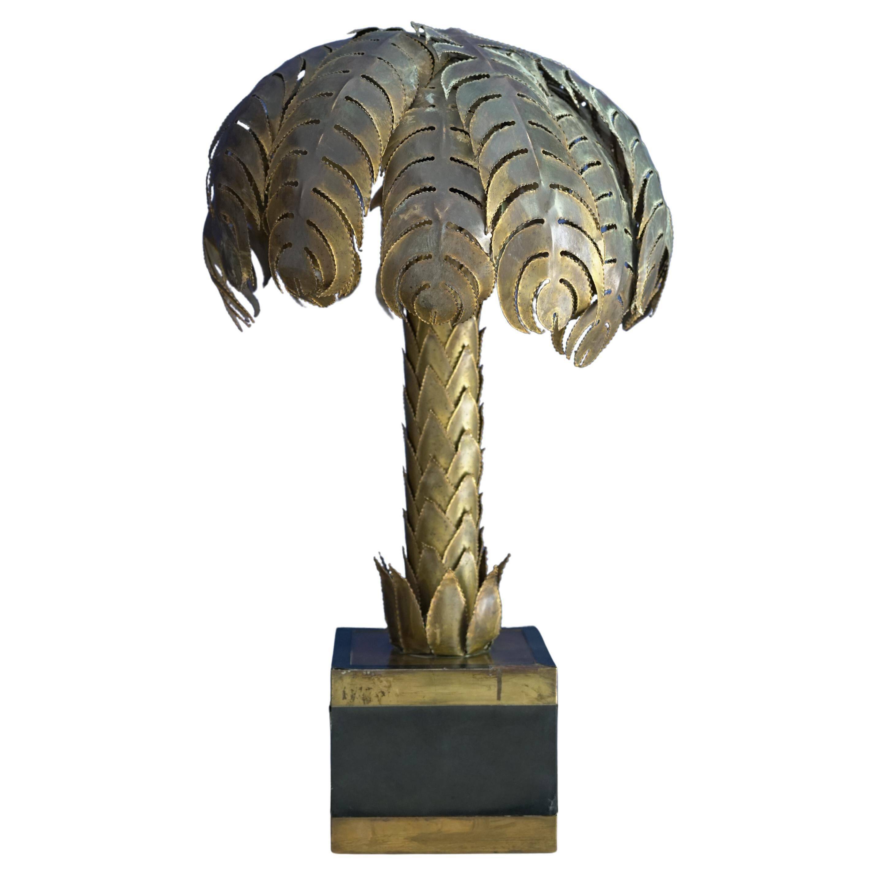 Palm Tree lamp by Maison Jansen