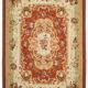 Handmade European Vintage Aubusson Kilim 275 cm x 364 cm