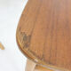 Set of four teak plywood chairs, The Netherlands 1950's