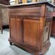 Art deco 4-door, 3-drawer, double-sided, 1930s flat desk
