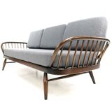 Ercol Grey Day Bed Studio Couch Sofa Vintage Mid Century
