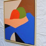 Figurative painting on stretched canvas "in your arms" by Bodasca