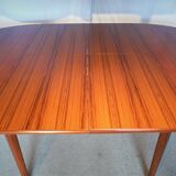 Scandinavian vintage extendable round table