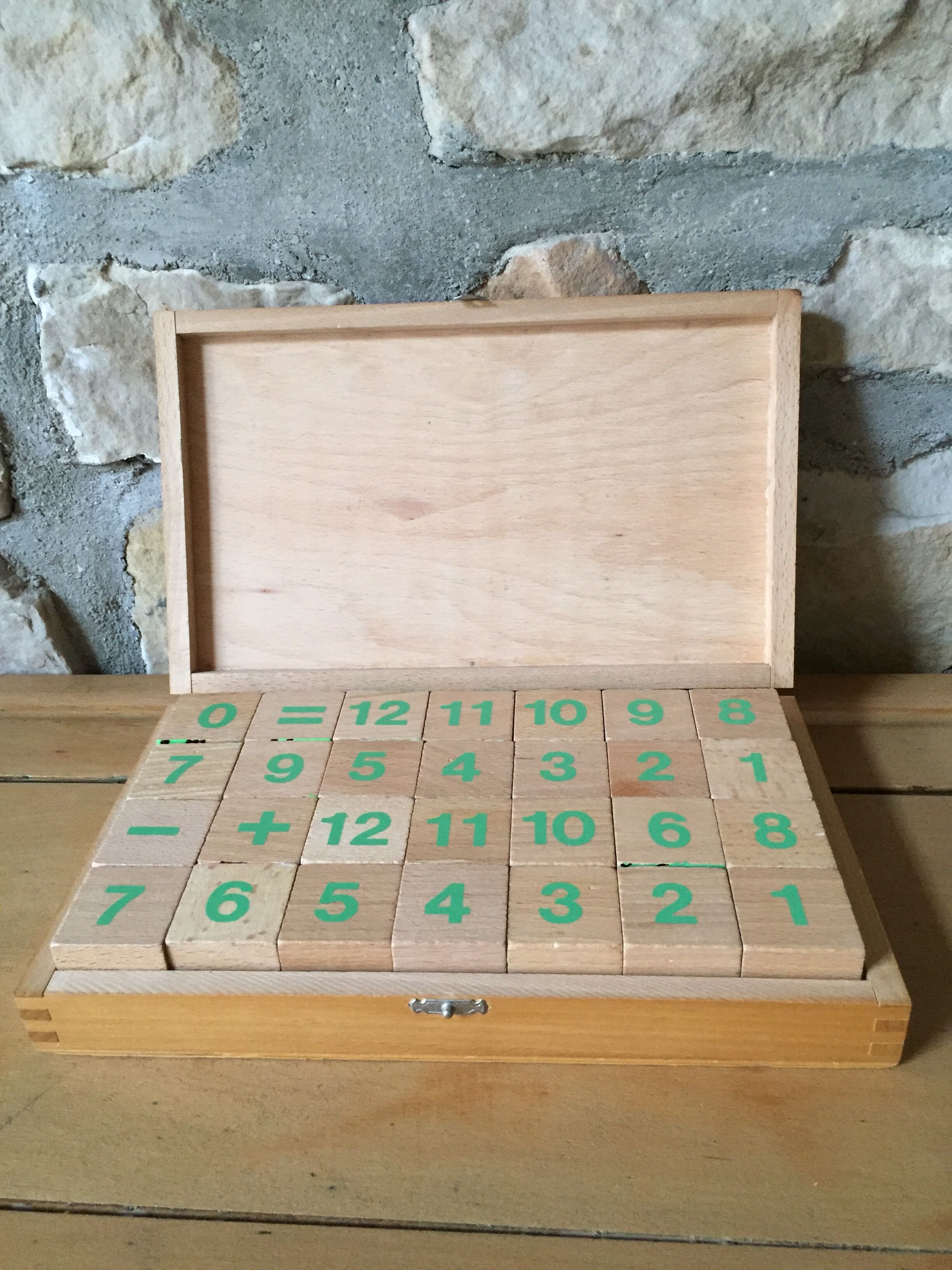 Vilac educational game, Tintin 1992 wooden cubes