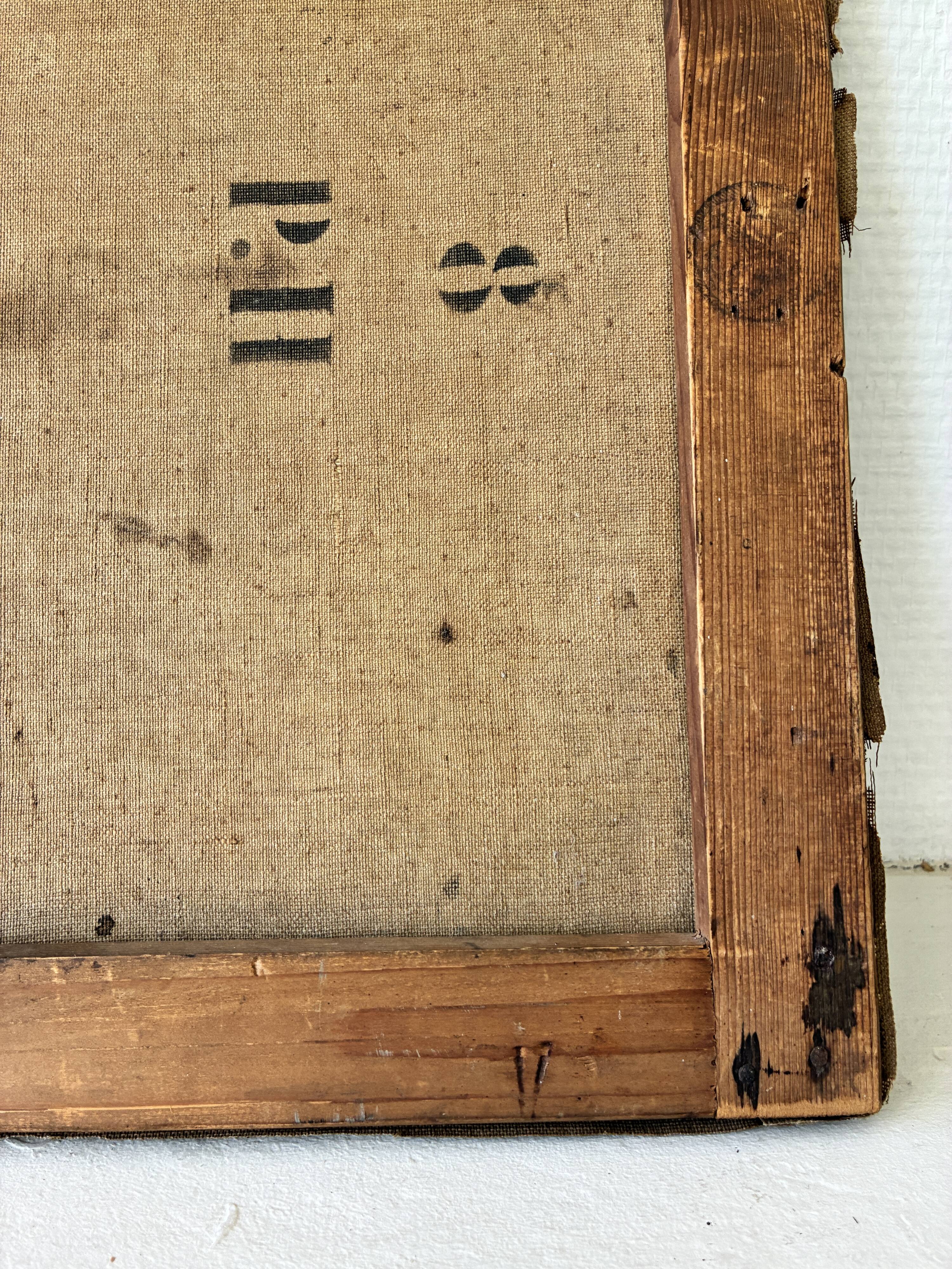 Old painting oil on canvas still life