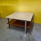 Vintage coffee table with travertine top, 1960s.